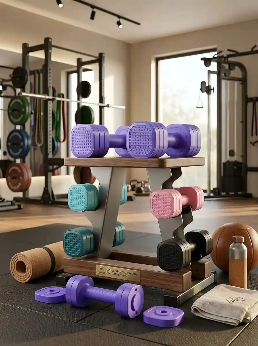 Zempox brand story — women training with adjustable dumbbells